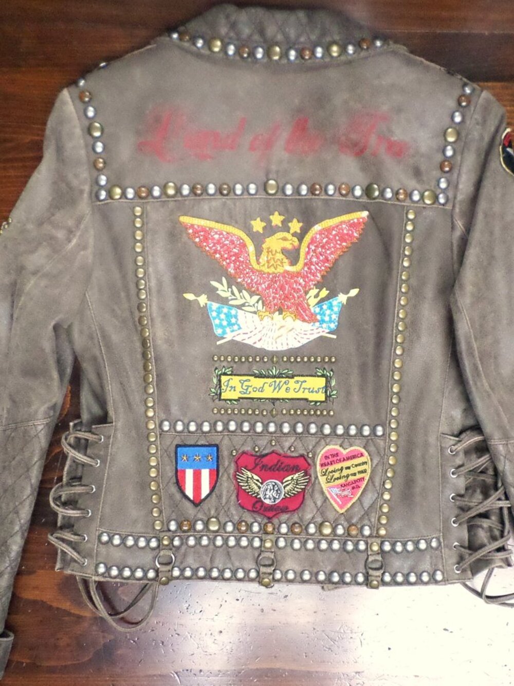 DOUBLE D RANCH Jacket, Land of the Free $1,195.00 SPREAD YOUR WINGS IN STATEMENT - Picture 7 of 16